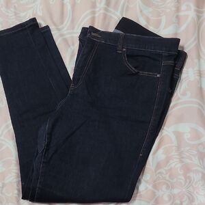 JEANS LuLaRoe Dark Wash Indigo Women's Jeggings Jeans Size 34 Stretch